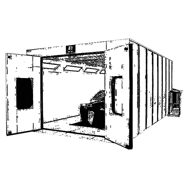 ESTUFA DE PINTURA AUTOMÓVEL